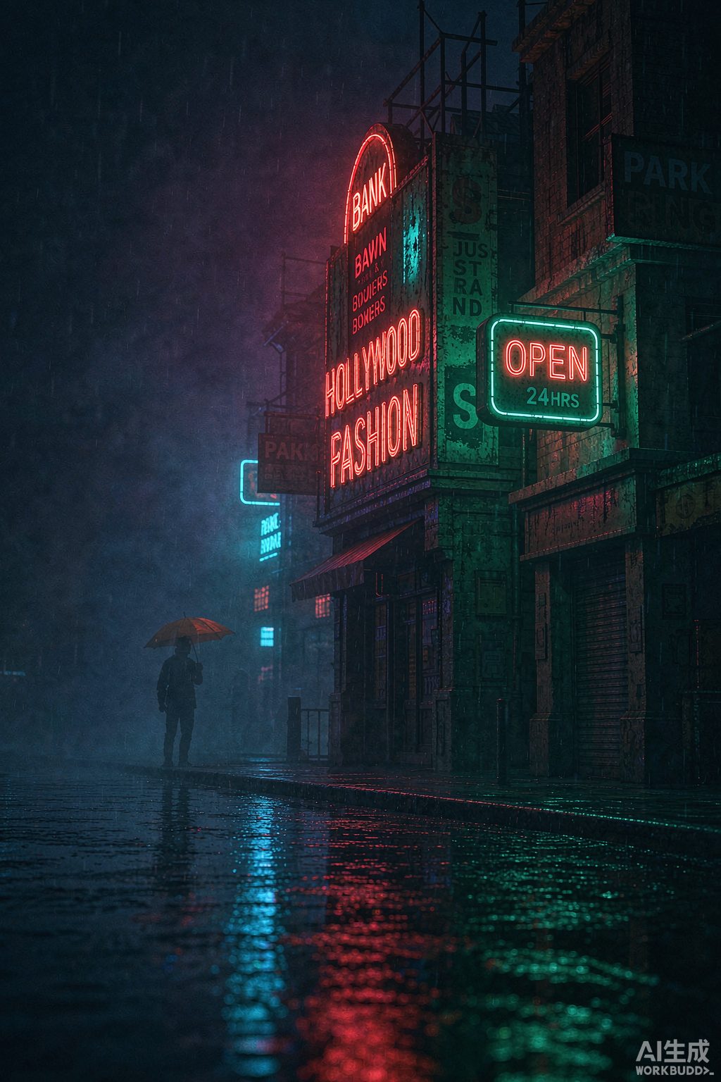 Practical Neon — lighting work still